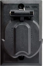 Grounded Convenience Outlet for Outdoor Lamp Post, Briidea 125V 15A Electrical O