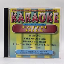 FAITH HILL KARAOKE THE SONGS OF Faith Hill CD G LYRIC SHEET BCI MUSIC 10 TRKS