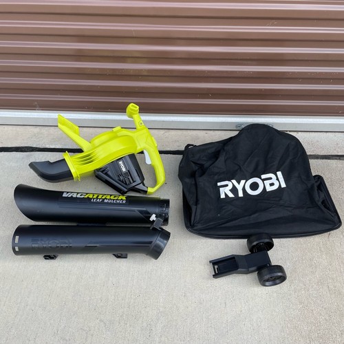 RYOBI 40 Volt Leaf Vacuum Mulcher Cordless Lithium Ion Tool & Bag Bare
