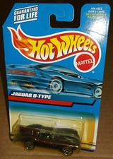 Hot Wheels 2000 Collector #180 Jaguar D-Type Mtflk Burgundy Black WSPs 25389