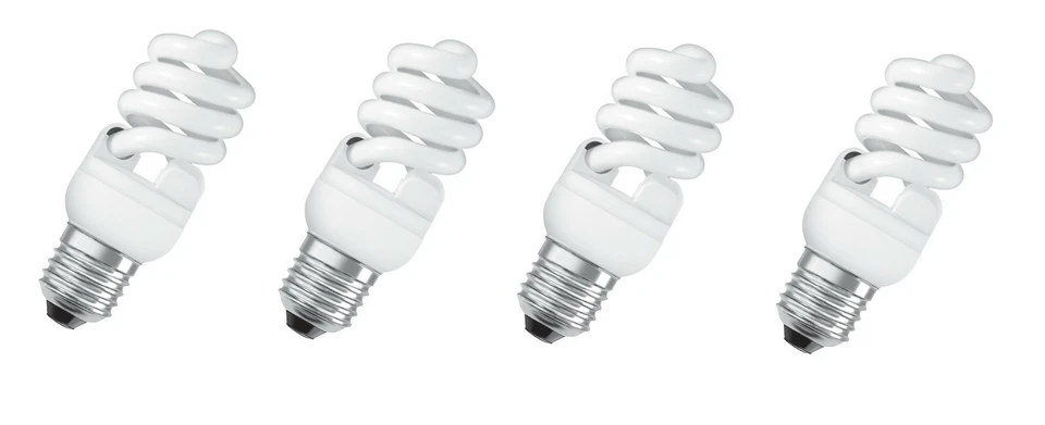 4x OSRAM DULUX TWIST Energiesparlampe 15W= 70W E27 warmweiß EEK:G (Spektrum A-G)