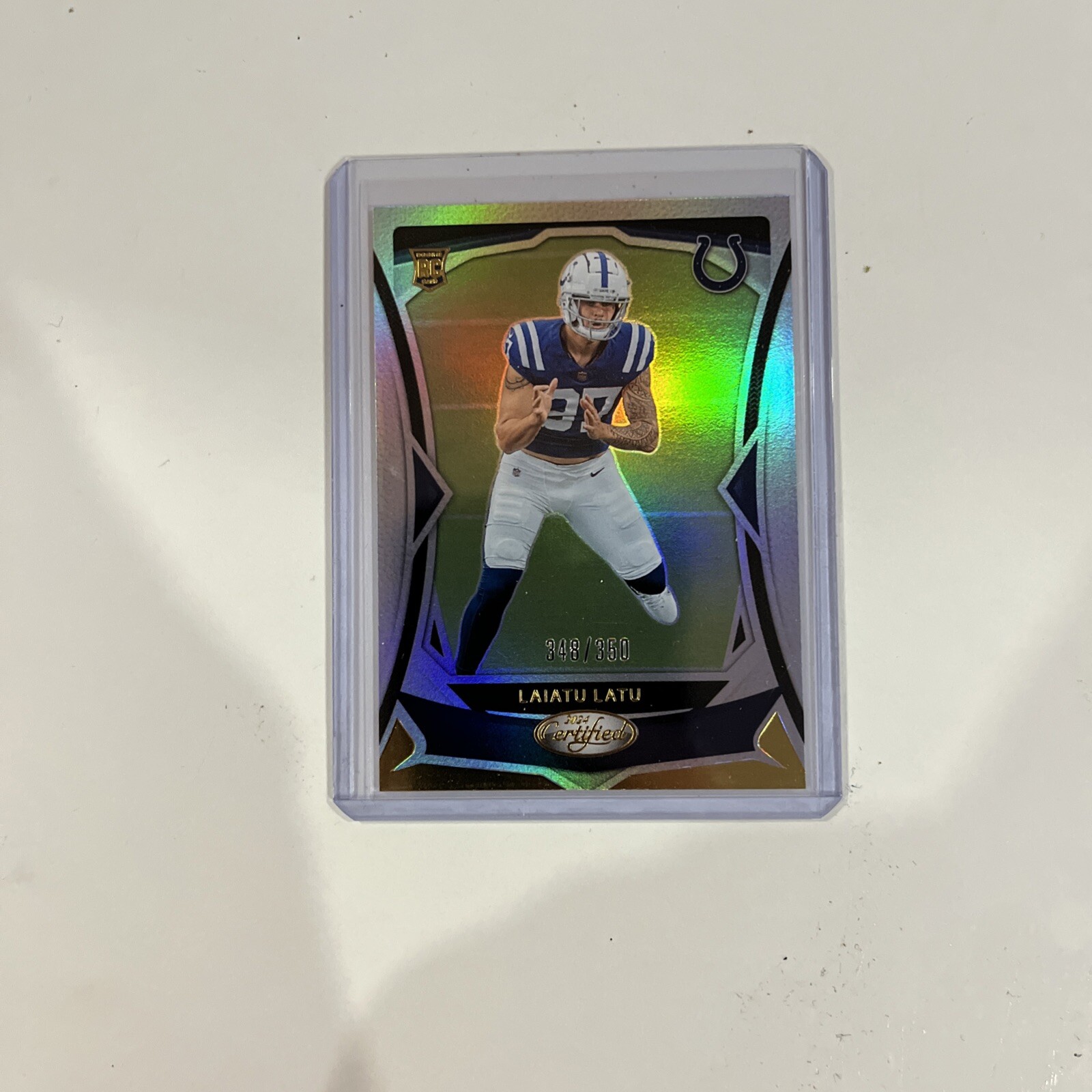 2024 Certified Football Laiatu Latu 348/350. #111 RC