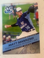 Matt Manning 2018 West Michigan White Caps Team Card
