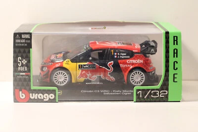 Citroen C3 WRC 2019 #1 Sébastien Ogier - BBurago - 1/32 - Photo 1/4