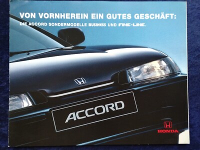 Honda Accord Business Fine Line Prospekt 9.1994