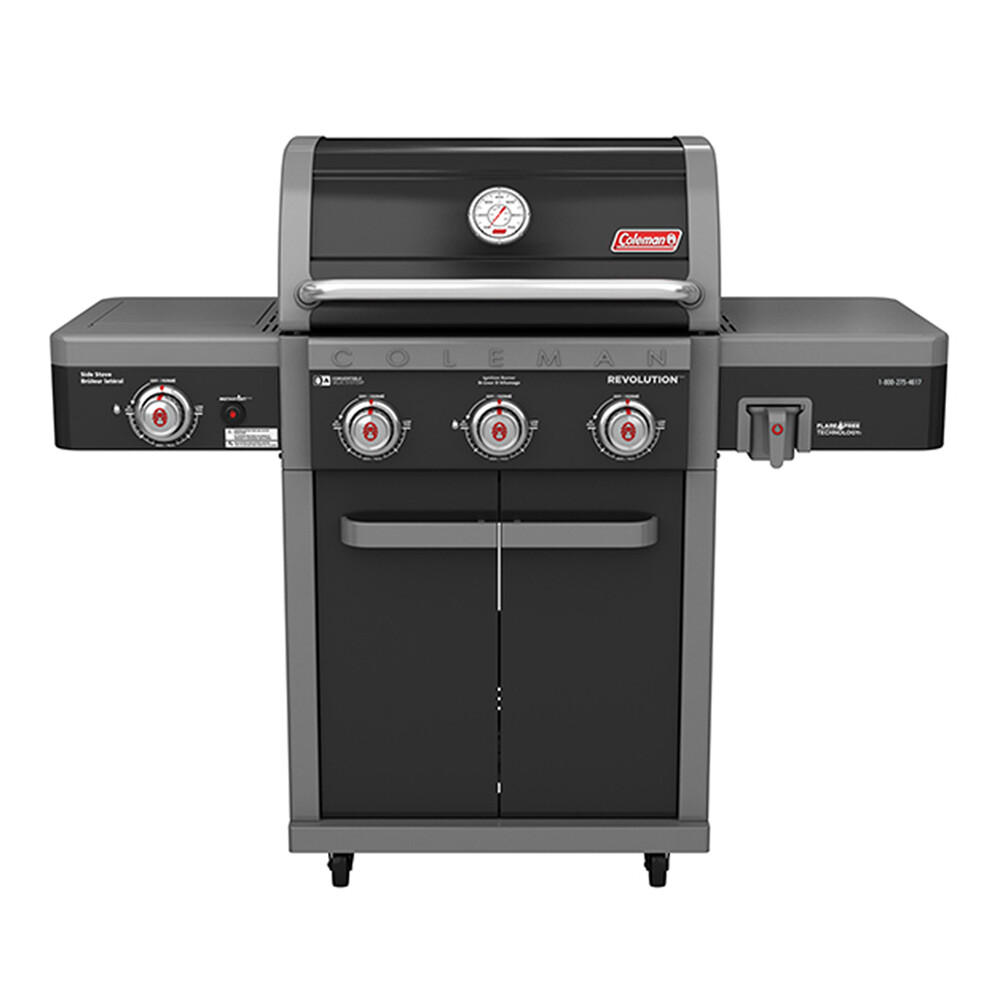 Coleman Freestanding Revolution Burner Outdoor PropaneGas BBQ w