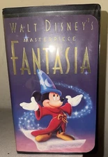 VERY RARE! Fantasia VHS 1132 Version in almost PERFECT condition w/Proof of Purc