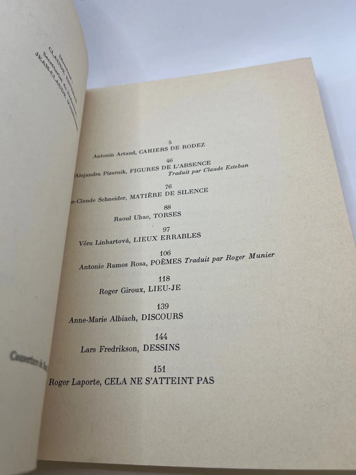 Antonin ARTAUD, Raoul UBAC, Argile IX-X, 1976-1976 French art literary journal - Image 4 of 4