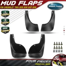 4PCS Splash Guards Mud Flaps Mudguards for Chevrolet Trax 2015-2018 Front & Rear