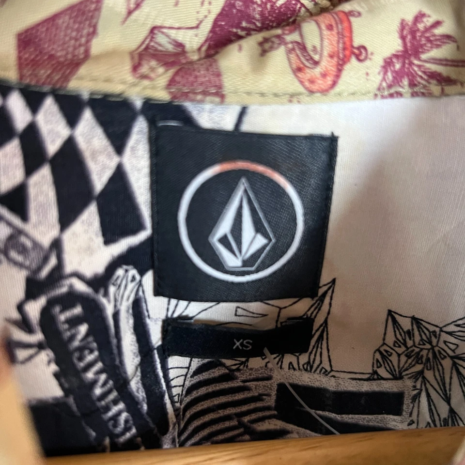 Men’s Volcom Shirt Long Sleeve Multicolor Cotton Size XS - Image 4 of 4