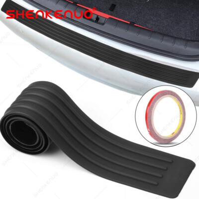 For Nissan Pathfinder 2013-2017 Rear Bumper Applique Scratch Guard Rubber Cover