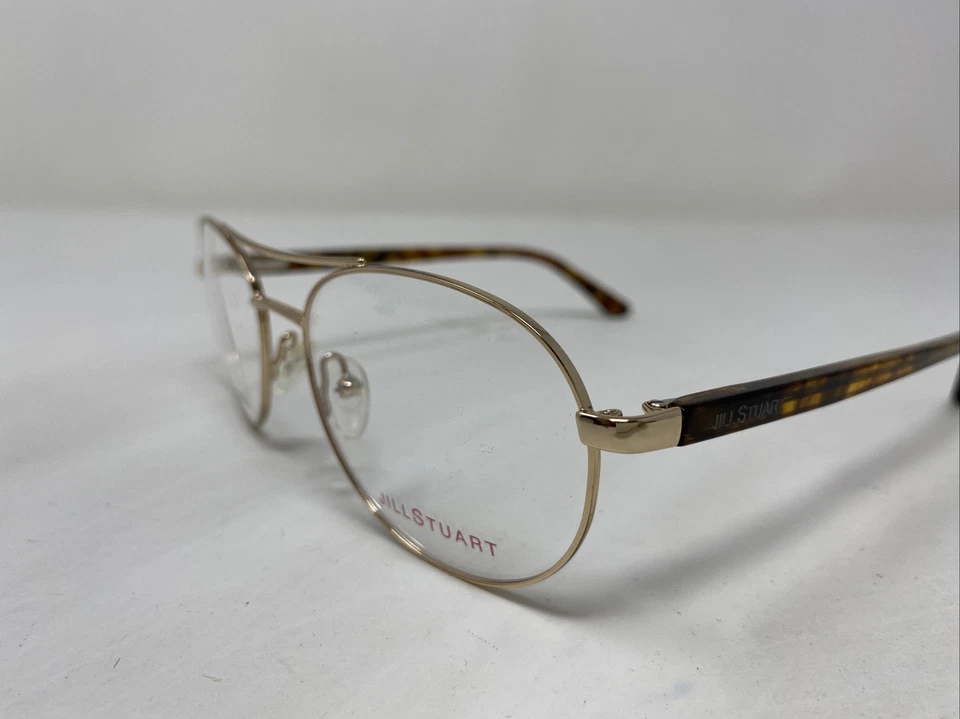 Jill Stuart JS 384-3 53-17-135 Yellow Gold Metal Full Rim Eyeglasses Frame XF45 - Изображение 2 из 4