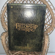 The Lord of the Rings: The Fellowship of the Ring (DVD, 2002, 4-Disc Set,...