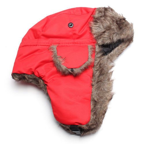 Women Men Aviator Trapper Hat With Ear Flaps Faux Fur Ushanka Winter Warmer Cap - Picture 10 of 15
