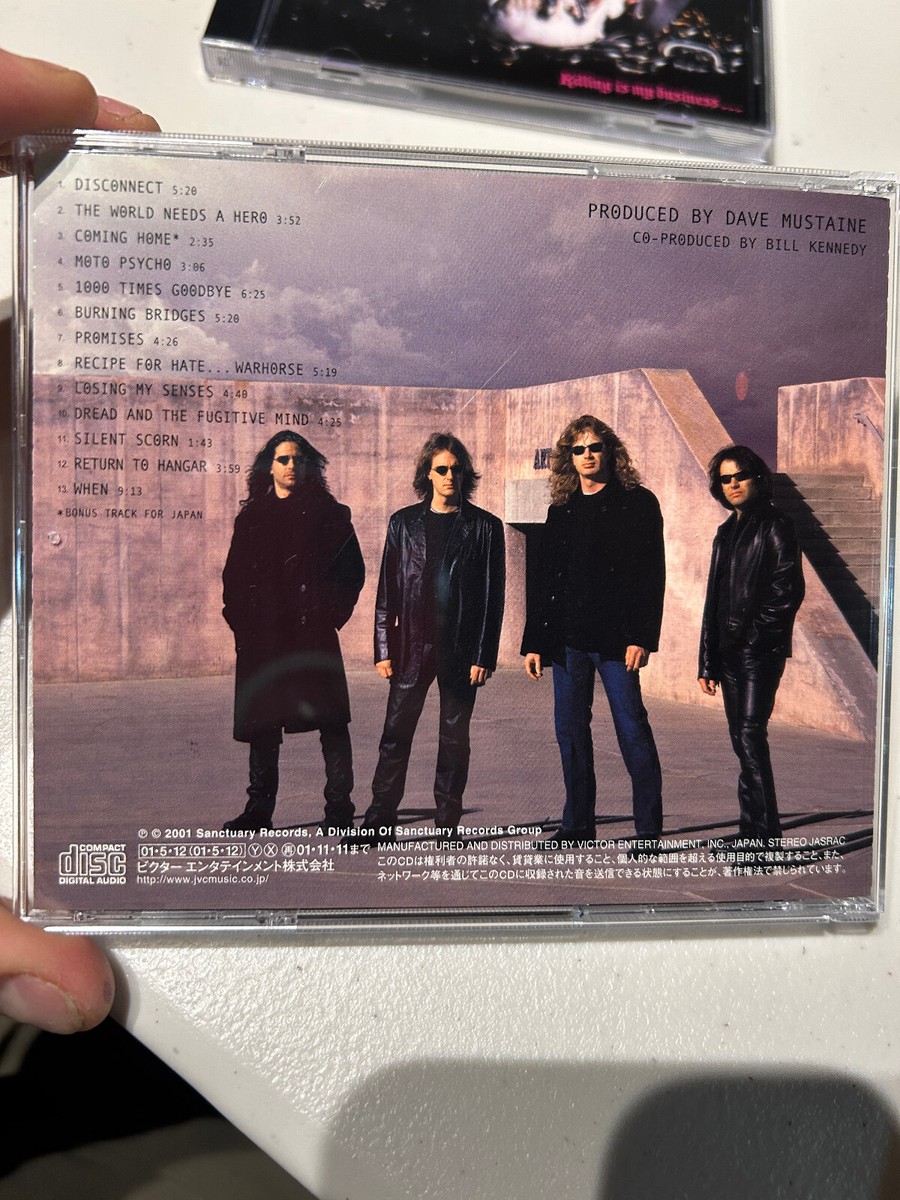 MEGADETH / the world needs a hero / JAPAN release edition LTD CD