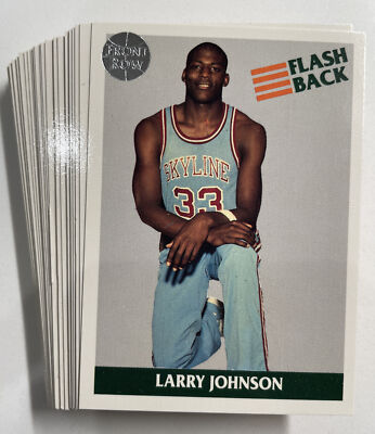 1991 Front Row Complete Silver Set Larry Johnson (rare Japanese