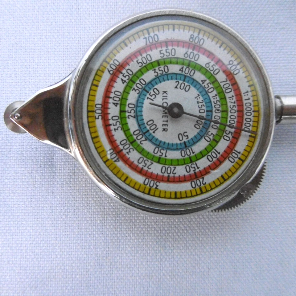 curvimetre kartenmesser instrument de mesure de distance - Photo 3/4