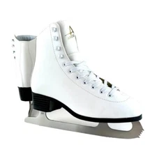 American Tricot Lined Figure Skates Girls/Womens Figure Pond Skates Many Sizes
