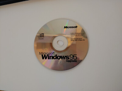 Microsoft Windows 95 Upgrade PC Software   (#a5)