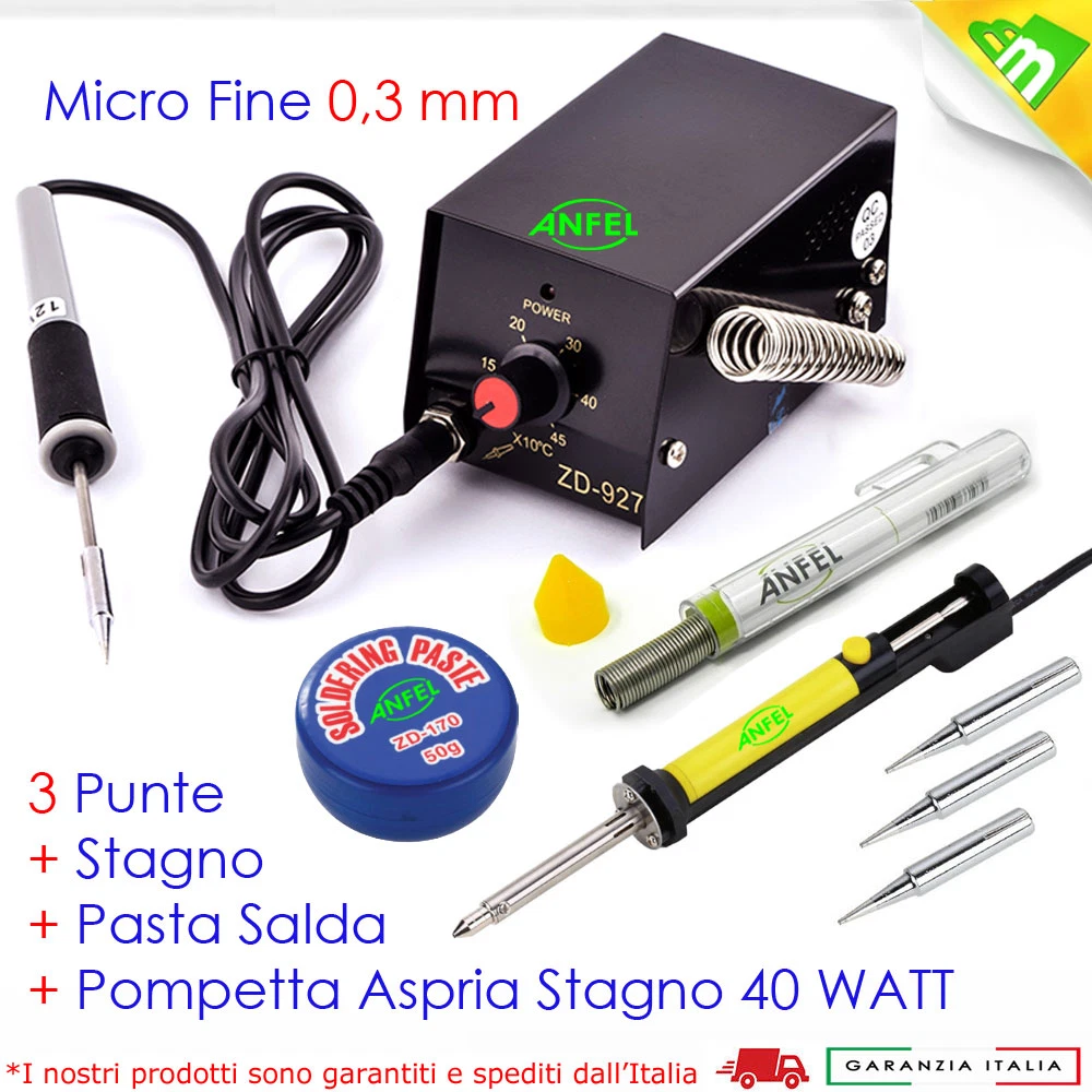 Stazione saldante saldatura a stagno analogica saldatore 48W zd99 Super
