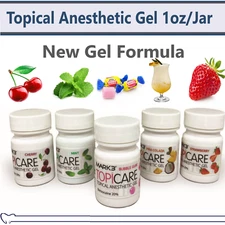 3/5Pk Dental Topical Anesthetic Gel 1oz Jar Made in USA Exp 02/2027, Pain Relief