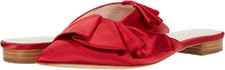 Kate Spade New York RED SATIN Women's Faryn Ballet Flat, US 9M