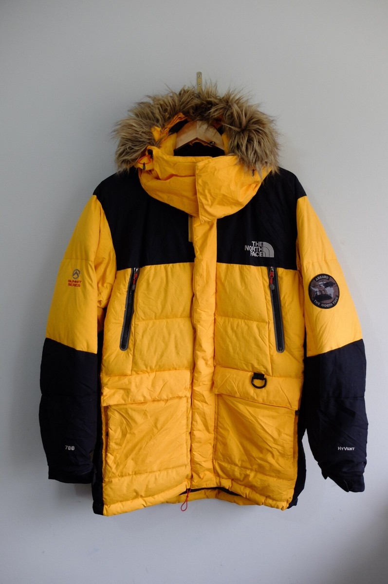 The North Face puffer down Asgard Summit Parka Black Yellow The North Face puffer down Asgard Summit Parka Black Yellow