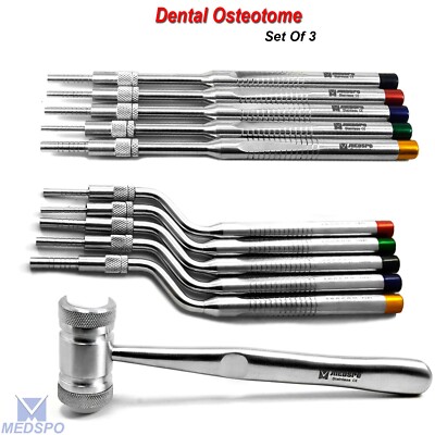 Sinus Lift Kit Bone Injector Mead Hammer Osteotome Dental Implant ...
