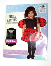 Amscan Baby Little Ladybug 2-Pc Costume 6-12 Mos. Red/Black