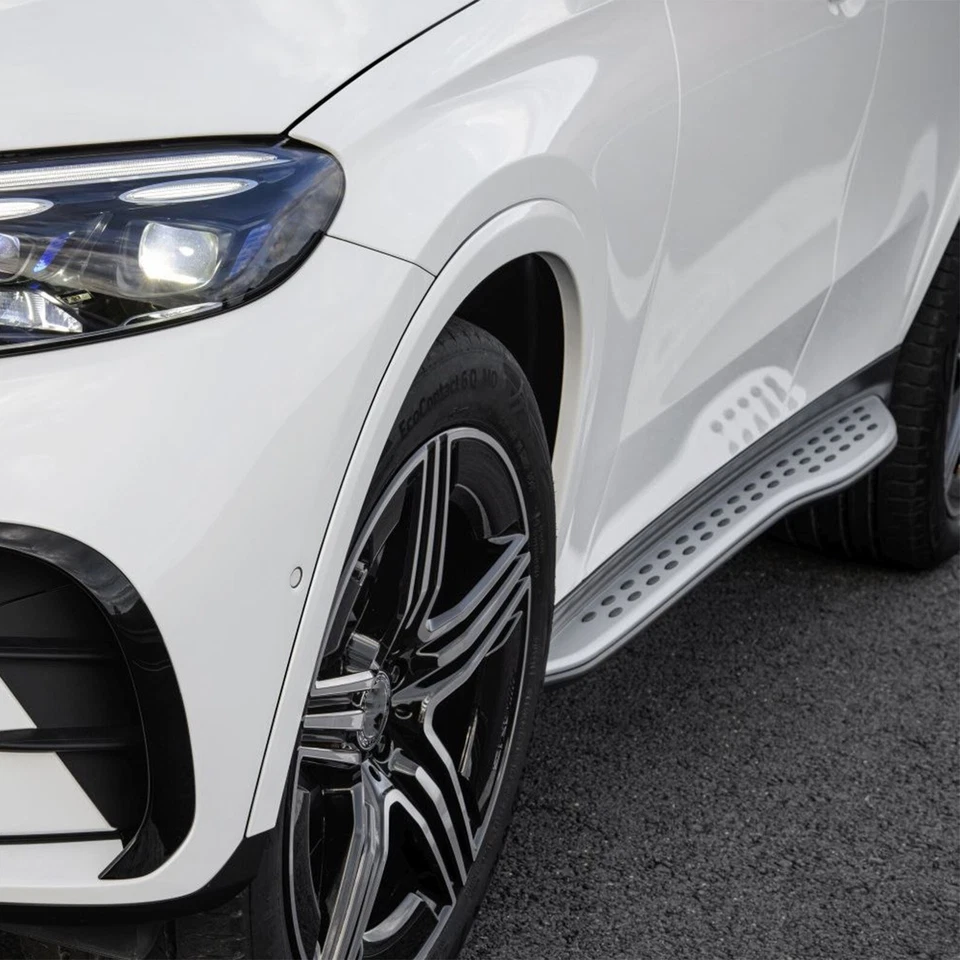 Marche-Pieds Latéraux Marche Pieds Aluminium Pour Mercedes GLC X254 Depuis 2022 - Photo 3/4