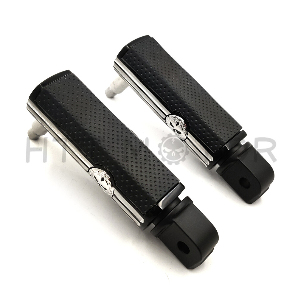 Defiance Footpegs Black Anodized For passenger 2018later Softail Slim