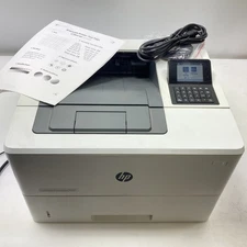 HP LaserJet Enterprise M507dn BW Printer Serviced, prints clean, 62k printed