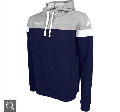 Kappa Accio Unisex Hoodie Gr. 4XL NavyMarl Grey
