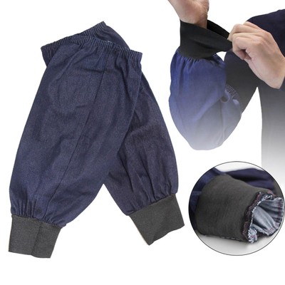Arm Protection Sleeves Welding Work Sleeves Breathable Faux PU Leather for Men