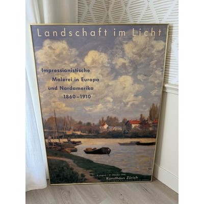 90s LARGE Print Meichtry Egon Landschaft im Licht Kunsthaus Zürich Landscape