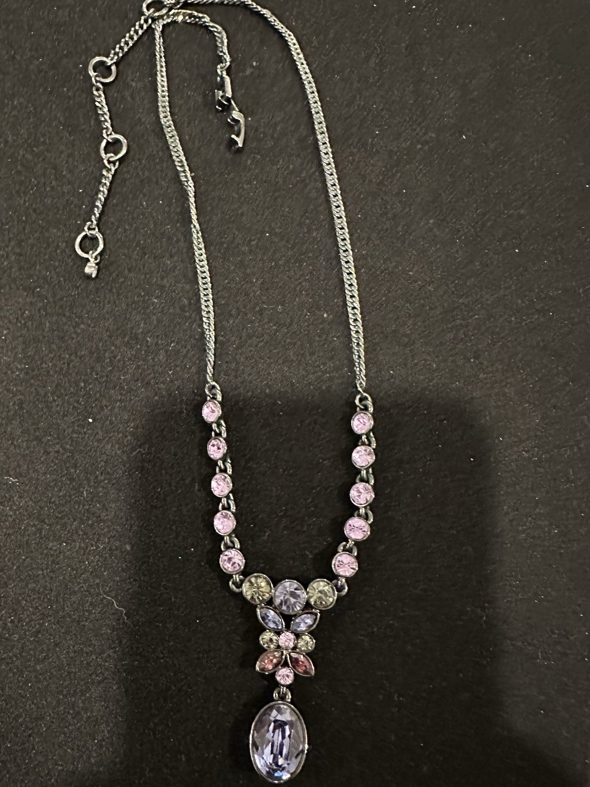 Givenchy Paris Multicolor Rhinestone Necklace Wit… - image 2