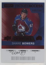 2021 Credentials 2020-21 Debut Ticket Access Red 49/199 Shane Bowers #135 17ed