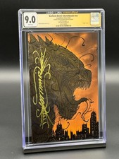Gorkem Demir Sketchbook CGC 9.0 JSA (2026) Godzilla Signed A GOLD spot FOIL