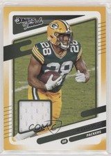 2021 Panini Donruss Donruss Threads AJ Dillon #DT19 0jr8