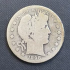 1898-S Barber Half Dollar San Francisco Mint 90%  Silver