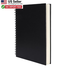 8.5x11 Hardbound Spiral Sketch Book 80 Sheets 90gsm Acid Free FROM USA