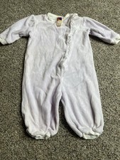 Vintage Carters Infant Sleeper One Piece 6 Month Pastel Purple Made In USA