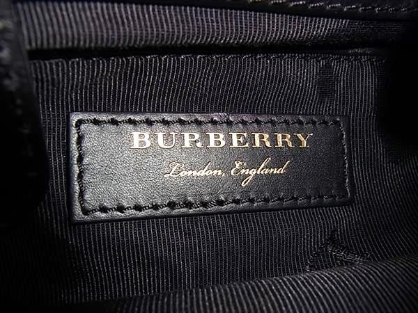 Burberry Nylon Leather Drawstring Backpack Black … - image 6