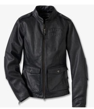 Harley-Davidson Women’s Captains Leather Jacket 98018-23VW Sz Medium