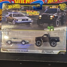 Hot Wheels Back to the Future Time Machine Toyota Pickup Car Culture 1:64 Dieca