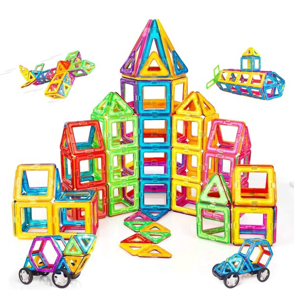 Condis Magnetische Bausteine 120 Teile Spielzeug FüR Kinder Ab 3 Jahren, 30-image