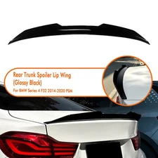 Rear Trunk Spoiler Wing Kit For BMW 4 Series F32 2014-2020 PSM Style Black 1PCS