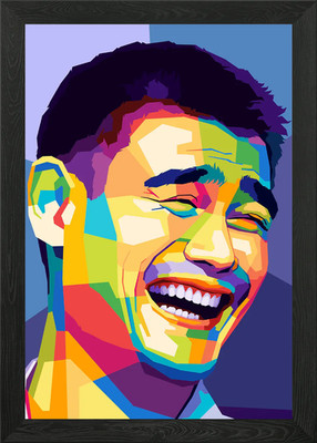 Yao Ming Meme Wpap Pop Art Framed Wall Art Poster Canvas Print Picture
