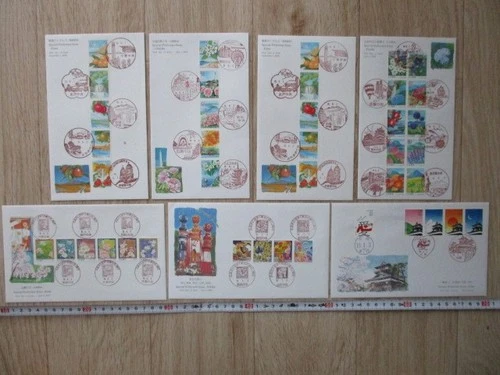 Japan Stamp First Day Cover Special Prefecture 7 Covers Large format 2006