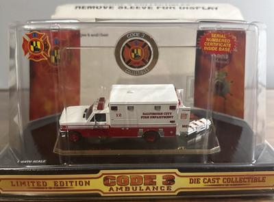 Baltimore FD F-350 Ambulance 12 New with Sleeve Code 3 Collectible #12103